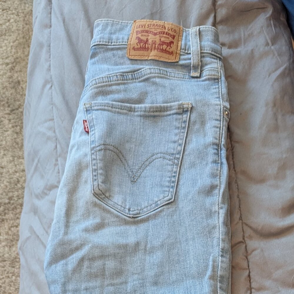 Levi’s Mile High Super Skinny Jeans – Light Wash – W26 L28